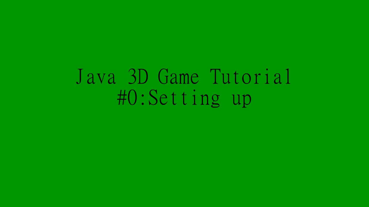 Java 3d Game Programming